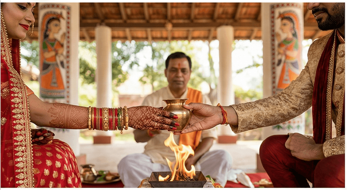 Traditional Maithil Wedding Ritual